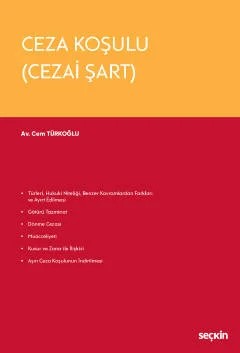 Ceza Koşulu (Cezai Şart) – Cem Türkoğlu – Seçkin Yayıncılık kitap kapağı