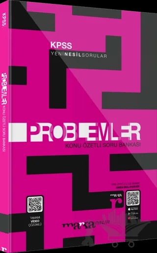 2023 KPSS Problemler Konu Özetli Soru Bankası Tamamı Video Çözümlü – Kolektif – Marka Yayınları kitap kapağı