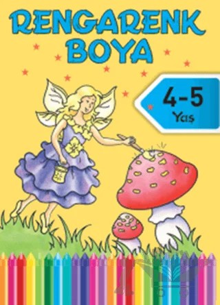 Rengarenk Boya (4 - 5 Yaş) – Kolektif – Doğan Egmont Yayıncılık kitap kapağı