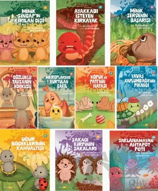 Hayvanlar Aleminden Masallar Seti - (10 Kitap) – Yasemin Katı – Beyan Yayınları kitap kapağı