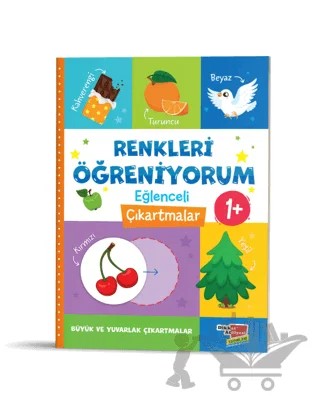 Eğlenceli Çıkartmalarla Renkleri Öğreniyorum – Kolektif – Dikkat Atölyesi Yayınları kitap kapağı