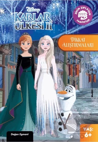 Zihin Zıplatan Faaliyetler Disney Karlar Ülkesi 2 – Kolektif – Doğan Egmont Yayıncılık kitap kapağı