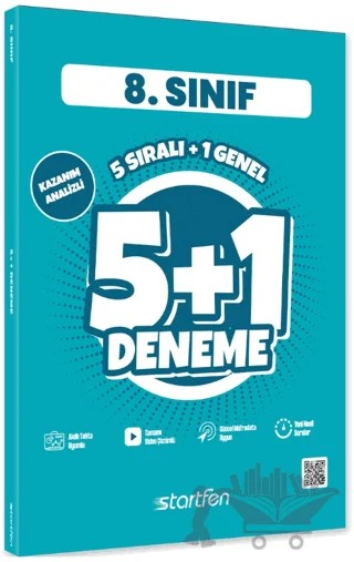 8. Sınıf LGS 5+1 Deneme – Kolektif – Startfen Yayınları kitap kapağı