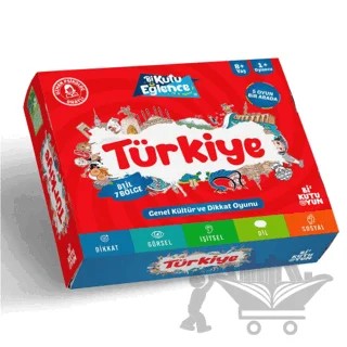 Türkiye: Genel Kültür ve Dikkat Oyunu – Kolektif – Bi Kutu Oyun kitap kapağı