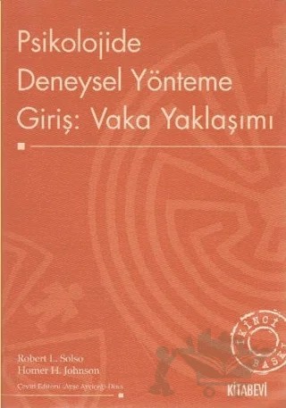 Psikolojide Deneysel Yönteme Giriş: Vaka Yaklaşımı – Homer H. Johnson, Robert L. Solso – Kitabevi Yayınları kitap kapağı