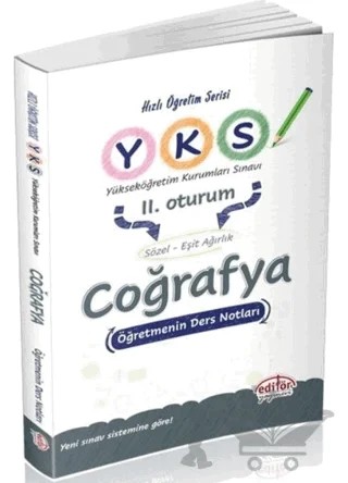 YKS 2.Oturum Coğrafya Öğretmenin Ders Notları – Kolektif – Editör Yayınevi kitap kapağı