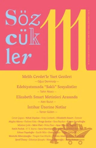Sözcükler Dergisi 111. Sayı Eylül - Ekim 2024 – Sözcükler Yayınları kitap kapağı