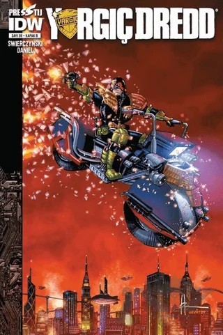 Yargıç Dredd Sayı: 8 - Kapak B – Presstij Kitap kitap kapağı