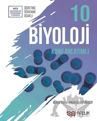 Nitelik 10. Sınıf Biyoloji Konu Anlatımlı – Feride Kula, Pınar Seyfittinoğlu – Nitelik Yayınları - Bayilik kitap kapağı
