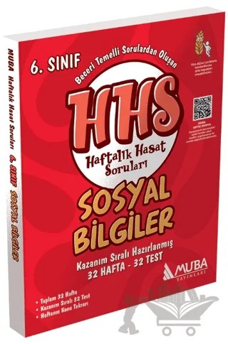 6. Sınıf Sosyal Bilgiler Haftalık Hasat Soruları HHS – Kolektif – Muba Yayınları kitap kapağı