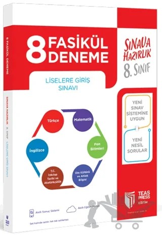 8. Sınıf 8 Fasikül Deneme Sınavı – Kolektif – Teas Press kitap kapağı