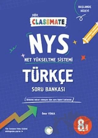 8. Sınıf Classmate Net Yükseltme Sistemi Türkçe Soru Bankası – Ömer Yürek – Okyanus Yayınları kitap kapağı