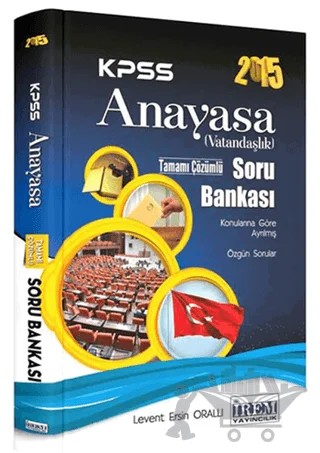 İrem KPSS 2015 Anayasa Vatandaşlık Tamamı Çözümlü Soru Bankası – Levent Ersin – İrem Yayıncılık kitap kapağı