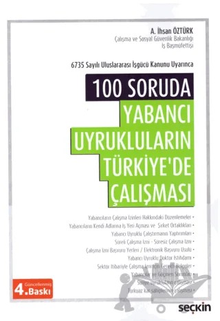 100 Soruda Yabancı Uyrukluların Türkiye'de Çalışması – Ali İhsan Öztürk – Seçkin Yayıncılık kitap kapağı