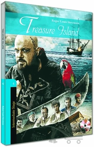 İngilizce Hikaye Treasure Island - Sesli Dinlemeli – Robert Louıs Stevenson – Kapadokya Yayınları kitap kapağı
