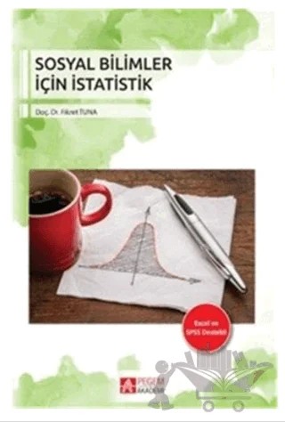 Sosyal Bilimler İçin İstatistik – Fikret Tuna – Pegem Akademi Yayıncılık kitap kapağı