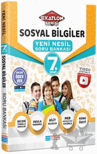 7. Sınıf Exatlon Serisi Sosyal Bilgiler Yeni Nesil Soru Bankası – Kolektif – Evrensel İletişim Yayınları kitap kapağı
