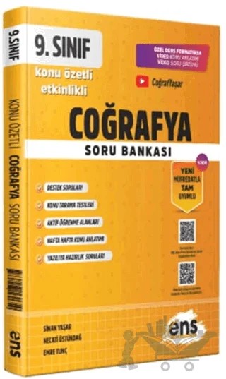 9. Sınıf Coğrafya Etkinlikli Soru Bankası – Kolektif – ENS Yayınları kitap kapağı
