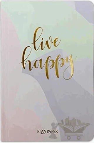 Pastel Live Happy - Defter – Kolektif – Elaspaper kitap kapağı