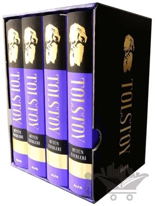 Tolstoy Bütün Eserleri (Ciltli 4 Kitap Takım) – Lev Nikolayeviç Tolstoy – Alfa Yayınları kitap kapağı