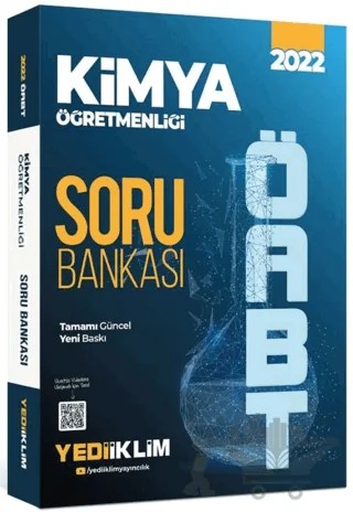 2022 ÖABT Kimya Öğretmenliği Soru Bankası – Kolektif – Yediiklim Yayınları kitap kapağı