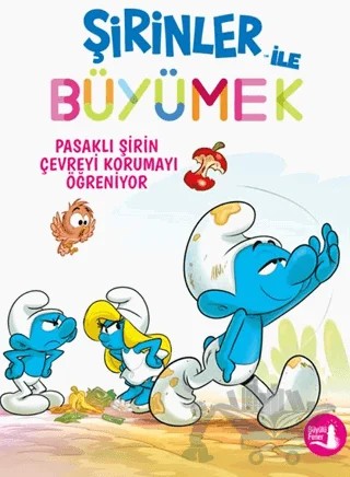 Şirinler İle Büyümek 8 - Pasaklı Şirin Çevreyi Korumayı Öğreniyor – Kolektif – Alfa Yayınları kitap kapağı