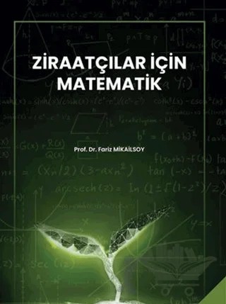 Ziraatçılar İçin Matematik – Fariz Mikailsoy – Sonçağ Yayınları kitap kapağı
