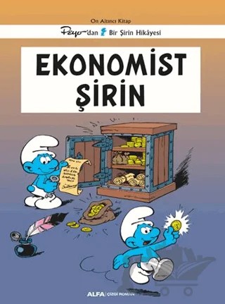 Ekonomist Şirin – Peyo – Alfa Yayınları kitap kapağı