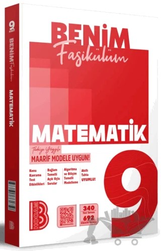 9. Sınıf Matematik Benim Fasikülüm – Benim Hocam Yayınları kitap kapağı