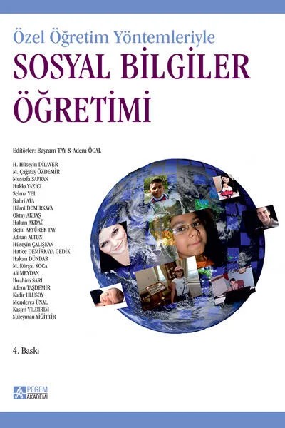 Özel Öğretim Yöntemleriyle Sosyal Bilgiler Öğretimi – Bayram Tay, Adnan Altun, Ali Meydan, Bahri Ata – Pegem Akademi Yayıncılık kitap kapağı