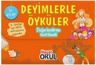 Deyimlerle Öyküler 4. Sınıf (10 Kitap Set) – İsmail Çubukçu – Hayat Okul Yayınları kitap kapağı