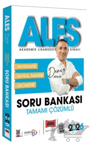 2026 ALES Tamamı Çözümlü Matematik Soru Bankası – Deniz Atalay – Yargı Yayınevi kitap kapağı