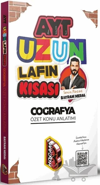 YKS AYT Coğrafya Uzun Lafın Kısası Özet Konu Anlatımı – Bayram Meral – Benim Hocam Yayınları kitap kapağı