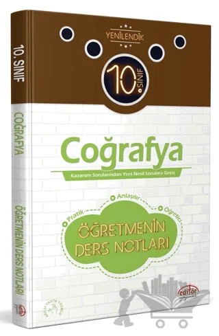 10. Sınıf Coğrafya Öğretmenin Ders Notları – Kolektif – Editör Yayınevi kitap kapağı