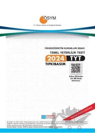 2024 TYT Çıkmış Sorular Video Çözümlü – Kolektif – Evrensel İletişim Yayınları kitap kapağı
