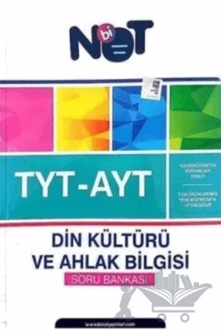 TYT - AYT Din Kültürü ve Ahlak Bİlgisi Soru Bankası – Kolektif – Bi Not Yayınları kitap kapağı