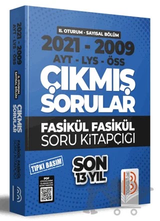 2009-2021 YKS 2. Oturum Sayısal Bölüm Son 13 Yıl Tıpkı Basım Fasikül Fasikül Çıkmış Sorular – Kolektif – Benim Hocam Yayınları kitap kapağı