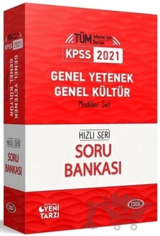 2021 KPSS Genel Yetenek-Genel Kültür Hızlı Seri Soru Bankası Modüler Set – Kolektif – Data Yayınları kitap kapağı