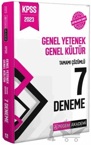 Pegem 2023 KPSS Genel Yetenek Genel Kültür 7 Deneme Çözümlü Pegem Akademi Yayınları – Kolektif – Pegem Akademi Yayıncılık kitap kapağı