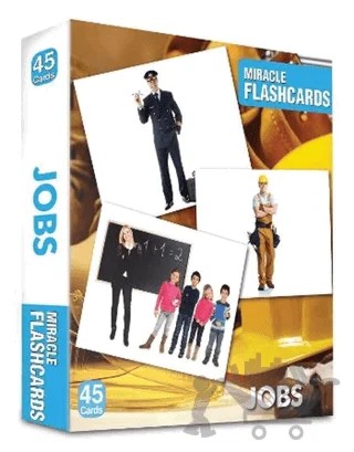 Miracle Flashcards - Jobs Box 45 Cards – Kolektif – MK Publications kitap kapağı