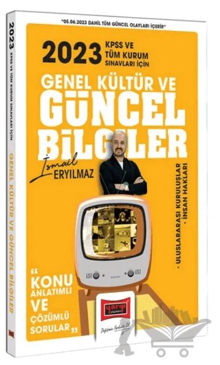 Yargı Yayınları 2023 KPSS ve Kurum Sınavları İçin Genel Kültür Güncel Bilgiler Konu Anlatımlı ve Çözümlü Sorular – İsmail Eryılmaz – Yargı Yayınevi kitap kapağı