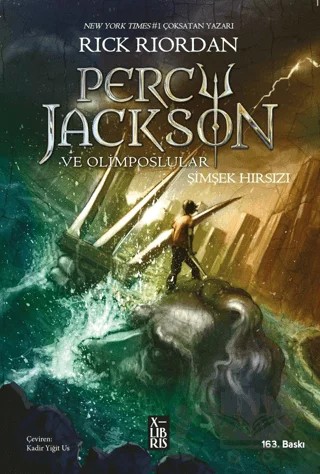 Percy Jackson ve Olimposlular - Şimşek Hırsızı – Rick Riordan – XLIBRIS kitap kapağı