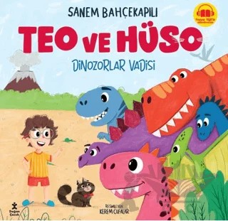 Teo ve Hüso - Dinozorlar Vadisi – Sanem Bahçekapılı – Doğan Çocuk kitap kapağı