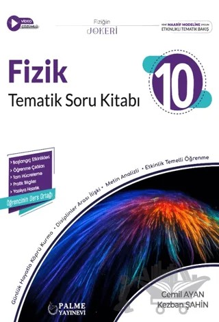 10. Sınıf Joker Fizik Soru Kitabı – Cemil Ayan, Kezban Şahin – Palme Yayınları kitap kapağı