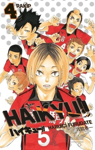 Haikyu!! 4. Cilt – Haruiçi Furudate – Gerekli Şeyler Yayıncılık kitap kapağı