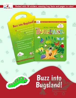 Bugsland Sticker Book! – Kolektif – MuseKids kitap kapağı