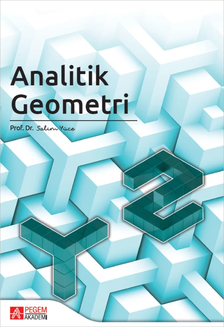 Analitik Geometri – Salim Yüce – Pegem Akademi Yayıncılık kitap kapağı