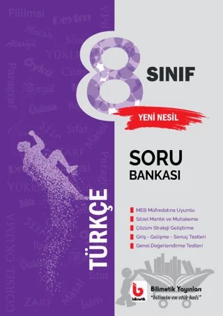 8. Sınıf Türkçe Soru Bankası – Kolektif – Bilimetik Yayınları kitap kapağı