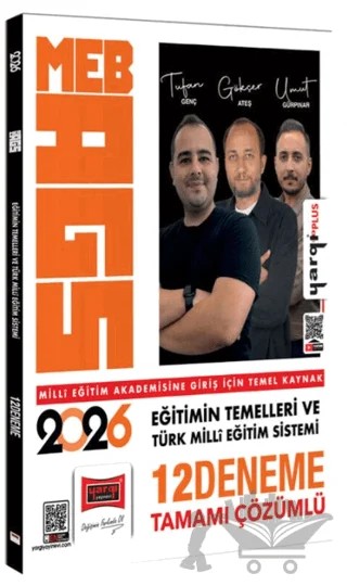 2026 MEB-AGS Eğitimin Temelleri ve Türk Milli Eğitim Sistemi Tamamı Çözümlü 12 Deneme – Tufan Genç, Gökçer Ateş, Umut Gürpınar – Yargı Yayınevi kitap kapağı