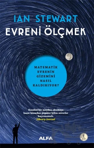 Evreni Ölçmek – Ian Stewart – Alfa Yayınları kitap kapağı